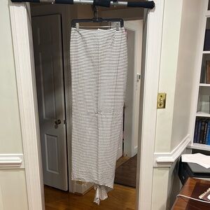 RACHEL Rachel Roy Monochrome Striped Maxi Skirt
